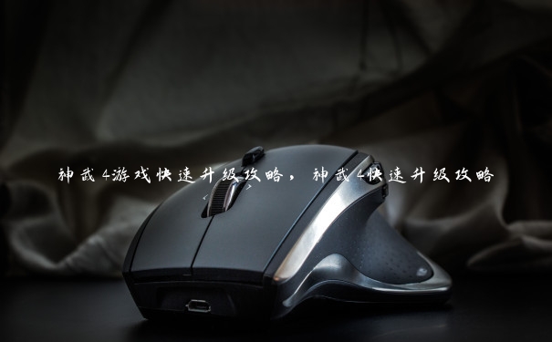 神武4游戏快速升级攻略,神武4快速升级攻略