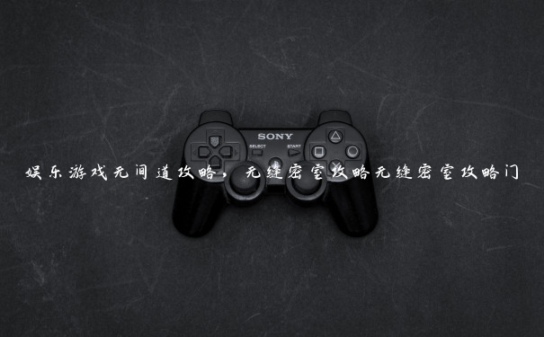娱乐游戏无间道攻略,无缝密室攻略无缝密室攻略门